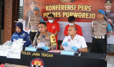 Satresnarkoba Polres Purworejo Berhasil Mengungkap Kasus Peredaran Narkoba