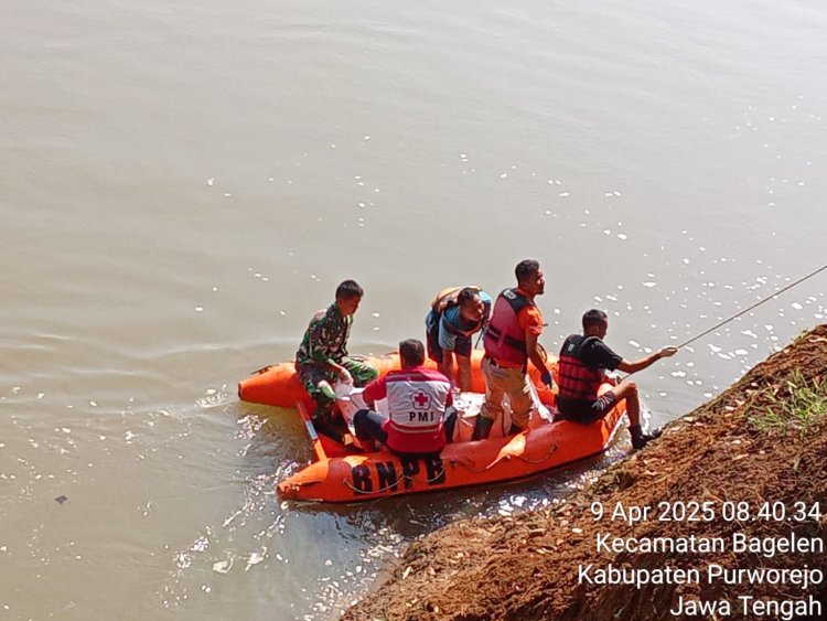Temuan Mayat Laki - Laki di Sungai Bogowonto Bagelen
