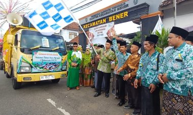 Diikuti 170 Armada Dari Madrasah Diniyah, Pawai Taaruf Sambut Tahun Baru Hijriah Di Kecamatan Bener Berlangsung Meriah 