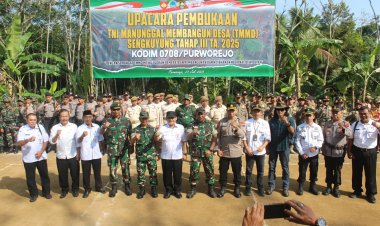 TMMD Sengkuyung Tahap III 2025 Resmi Dimulai di Desa Donorejo