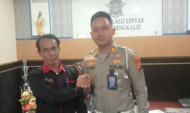 Kunjungan DPC PPDI Bengkalis dan Satlantas Polres Bengkalis