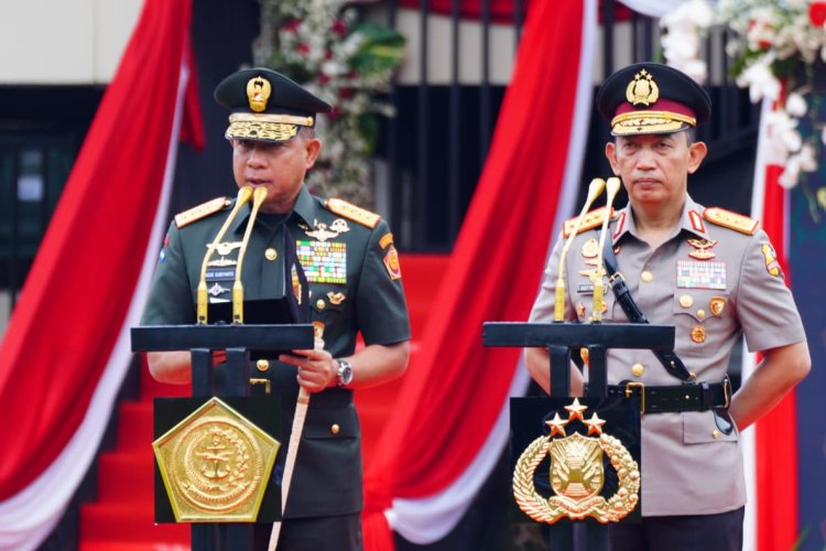 Panglima TNI dan Kapolri Lantik 1.621 Prabhatar di Akmil Magelang